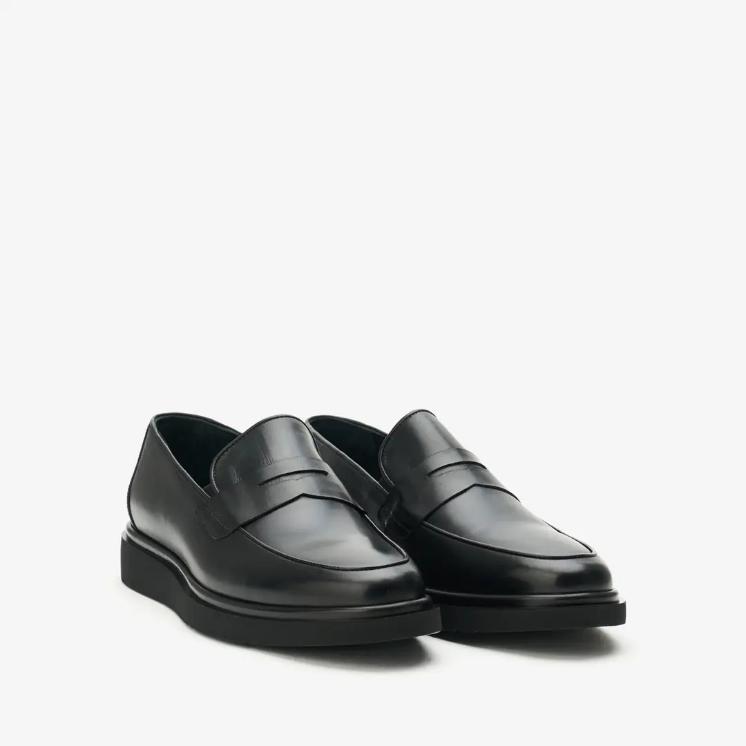 John May C30403 Erkek Penny Loafer - Siyah