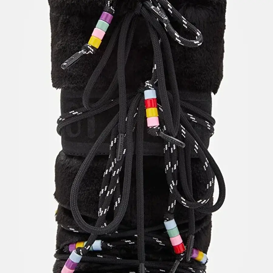 Moon Boot ICON FAUX FUR BEADS Kadın Kar Botu