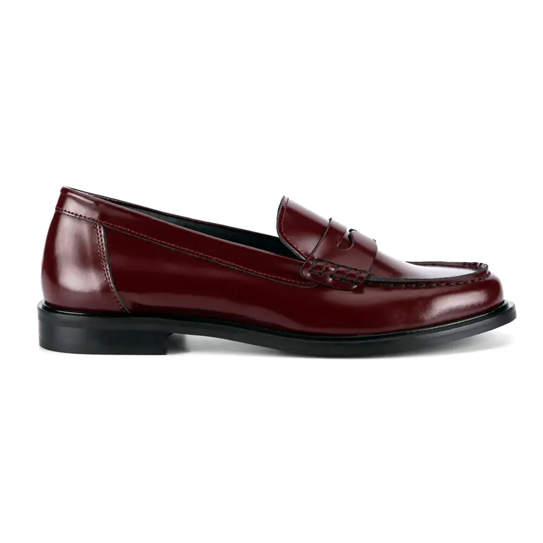 Elisa Lanci  Kadın Loafer - Bordo
