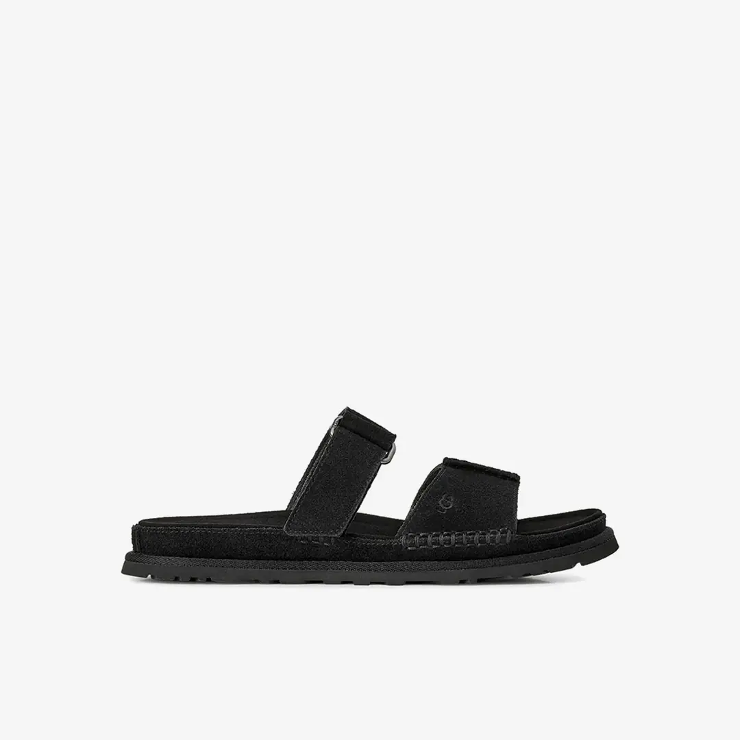 Ugg W GOLDENGAZE SLIDE Kadın Çift Bantlı Terlik - Siyah