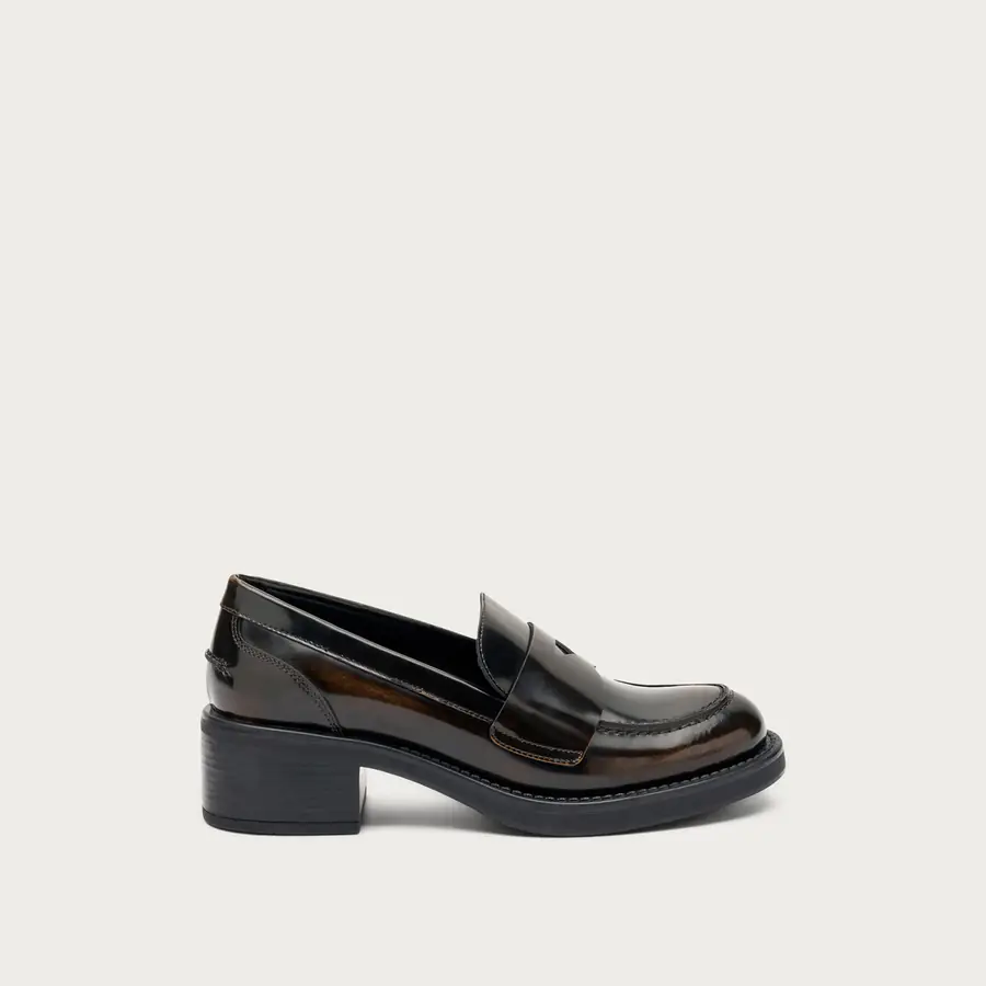 Frau Brush Kadın Topuklu Penny Loafer
