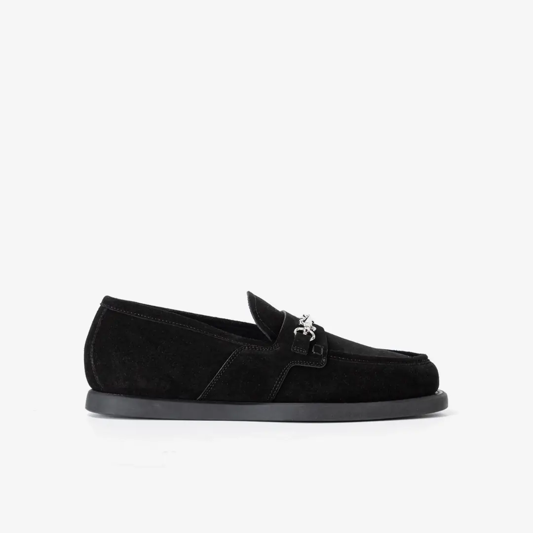 Paciotti  Erkek Aksesuar Detaylı Loafer - Mat Siyah