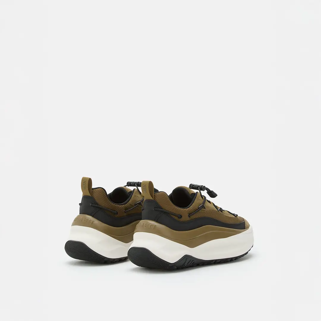 Moon Boot Moon247 Xlace Erkek Kalın Taban Sneaker - Haki