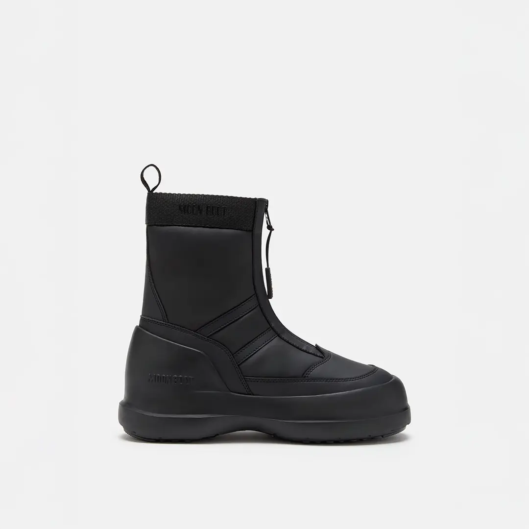 Moon Boot Luna Zip Boot Kadın Fermuarlı Bot - Siyah