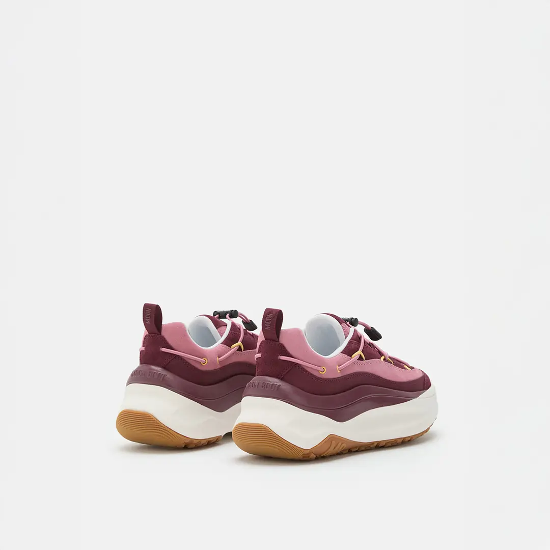Moon Boot Moon247 Xlace Kadın Kalın Taban Sneaker - Pembe
