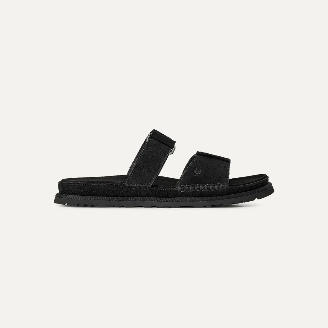 Ugg W GOLDENGAZE SLIDE Kadın Çift Bantlı Terlik - Siyah