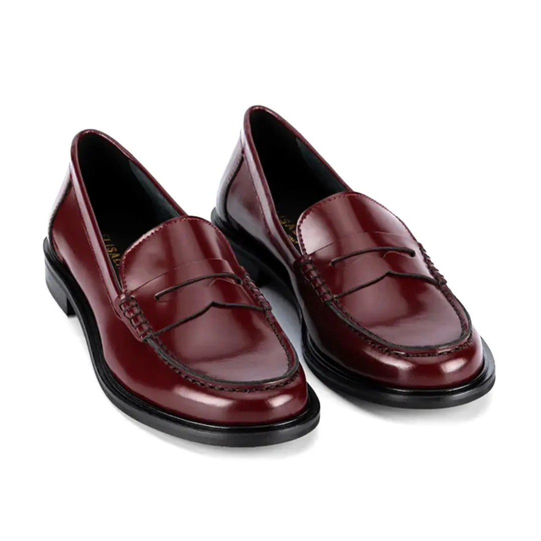 Elisa Lanci  Kadın Loafer - Bordo