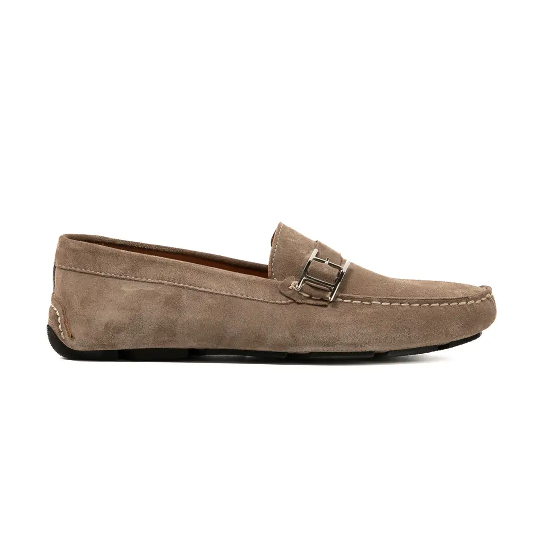 Giuseppe Mengoni  Erkek Tokalı Loafer - Kahverengi