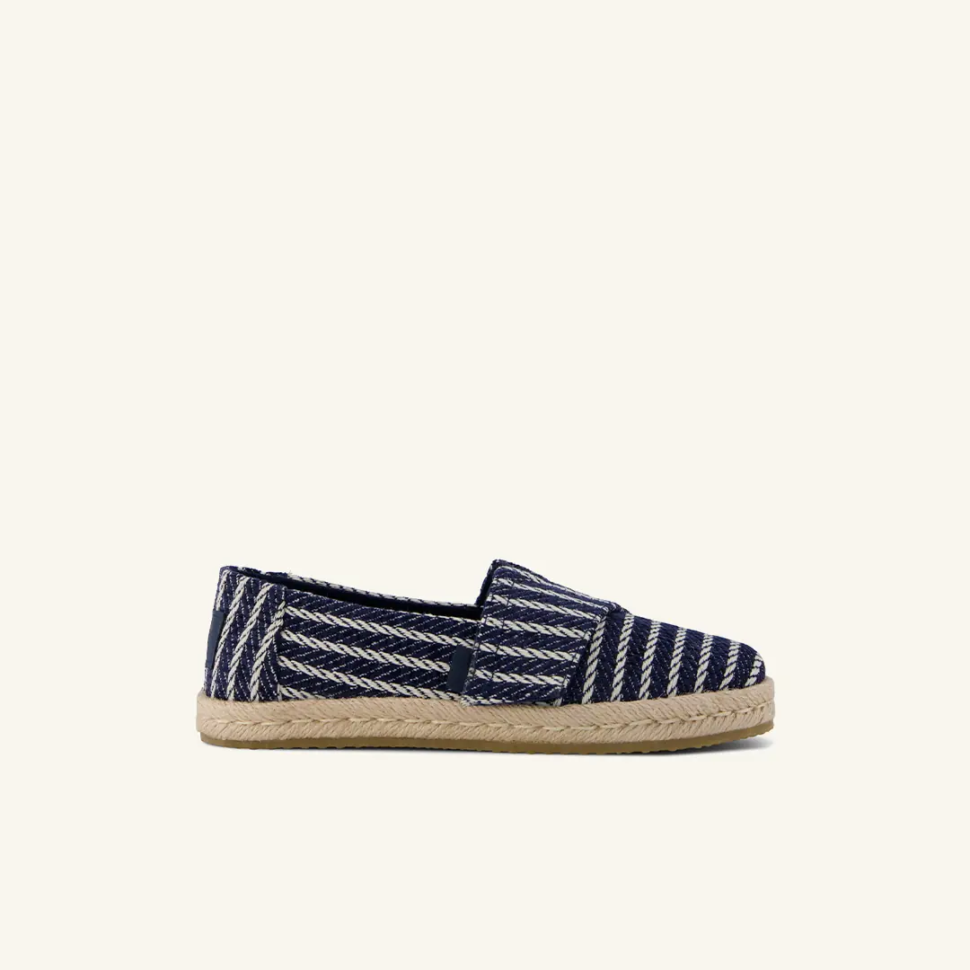 Toms Alpargata rope 2.0 Erkek Çocuk Espadril - Lacivert Beyaz