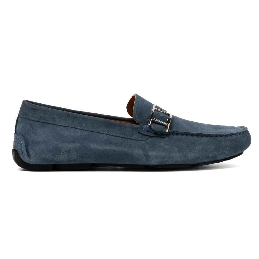 Giuseppe Mengoni  Erkek Tokalı Loafer - Lacivert