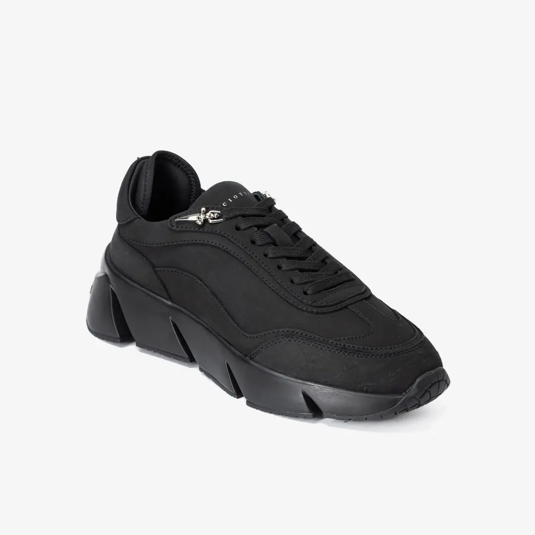 Paciotti  Erkek Kalın Taban Sneaker - Siyah